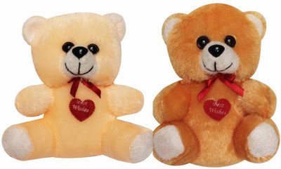 Jazam Teddybear 30 Brcr Set Of 2 - 6 inch(Multicolor)