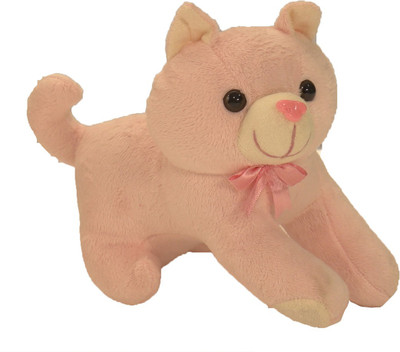

Ultra Cute Stuffed Cat Soft Toy - 9 inch(Pink)