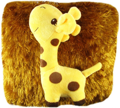 

Tickles Giraffe Cushion - 11 inch(Yellow, Gold), Gold;yellow