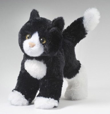 

Douglas Cuddle Toys Snippy Black & White Cat - 13 inch(Black)