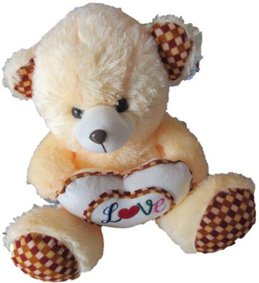 

OZ STORE LOVE CHECK TEDDY - 16 cm(Multicolor)