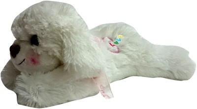 

Soft Buddies Lying Love Dog S - 10 inch(White)
