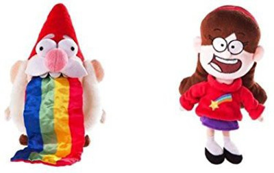 

Gravity falls Disney Plush Bundle 2 Item Mabel And Barfing Gnome(Red)