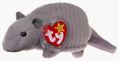 Beanie Babies Ty Tank the Armadillo [Toy] - 20 inch(Multicolor)