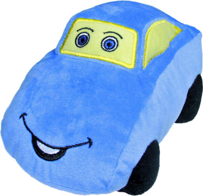 

Soft Buddies Blue Small Cartoon Car - 4 inch(Blue)