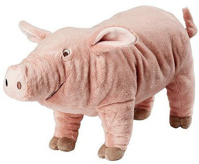 

Knorrig Ikea Pig Hog Farm Animal Childrens Soft Play - 8 inch(Brown)
