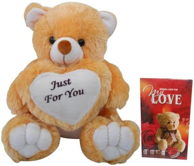 

Advance Hotline Just For You Teddy With Love Notebook - 36 cm(Multicolor)