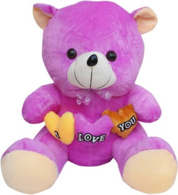 Erabbit HEARTY TEDDY BEAR - 55 cm(Purple)