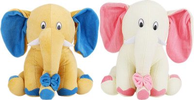 

Alexus Pink Peach Elephant - 32 cm(Multicolor)