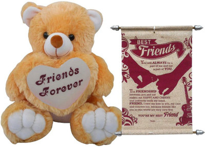 

Advance Hotline Friends Forever Teddy With Scroll Card - 36 Cm - 40 cm(Multicolor)