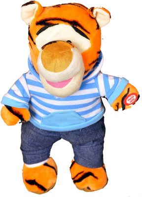 VRV Multicolour soft toy cute Tiger-Sherkhan - 25 cm(Multicolour)