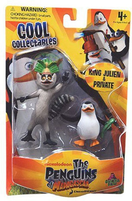

Generic The Penguins Of Madagascar Mini 2Pack King Julien Private(Grey)