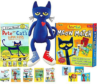 

Gift Sets For Kids Pete The Cat'S Super Cool Reading Collection (5 Books)145"(Blue)