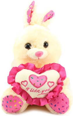 

Tickles Adorable Rabbit with Heart - 30 cm(Beige)
