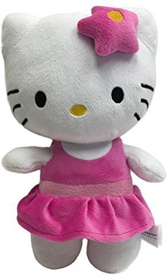 

Hello Kitty Plush Doll Bow Tie Pink Dress(White)