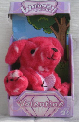 

Whimzy Pets Series Five Hot Pink Puppy Valentine(Red)