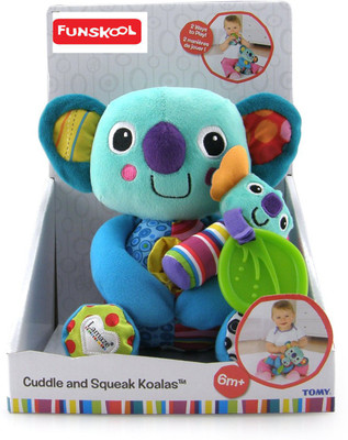 

Funskool Lamaze Cuddle and Squeak Koalas - 15 cm(Multicolor)