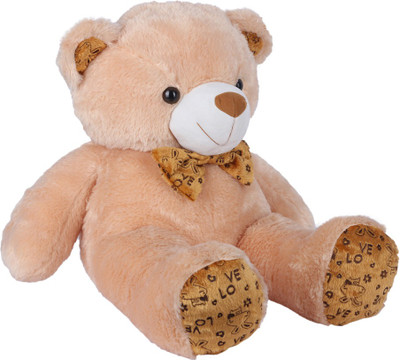 

Ultra Polka Teddy Soft Toy - 24 inch(Camel Brown)