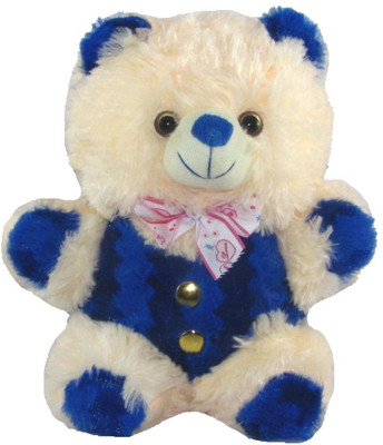 Tickles Raja Teddy Navy Blue - 28 cm(Blue)
