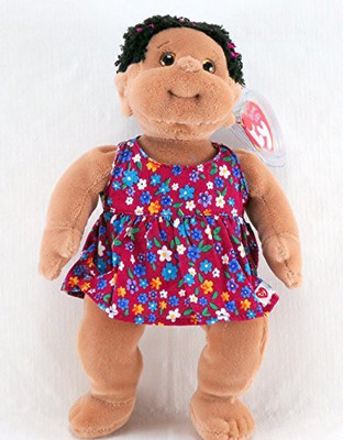 

ty Beanie Kids "Cutie" 10" African American Cutie Purple - 8 inch(Brown)