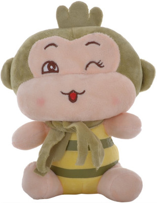 

Twisha Monkey Stipe Chest Olive Green Hanging - 7 inch(Brown)