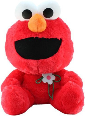 

Furyu Official Sesame Street Plush Doll Elmo Flower Ribbon 18"(Red)
