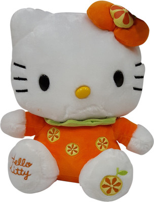 Disney Hello Kitty Plush (Orange) - 9 inch(Orange, White)