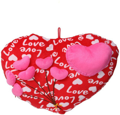 

Deals India Deals India Pink Heart on Heart Valentine Stuffed soft plush toy Love Girl 30cm - 35 cm(Multicolor)