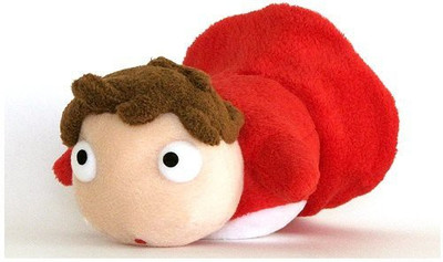 

Ponyo Small size stuffed plush toy (9 x 17 cm) [JAPAN] - 25 inch(Multicolor)