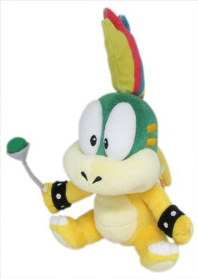 

Sanei Super Mario Plush Series Lemmy Koopa/Remi Plush Doll8"(Yellow)