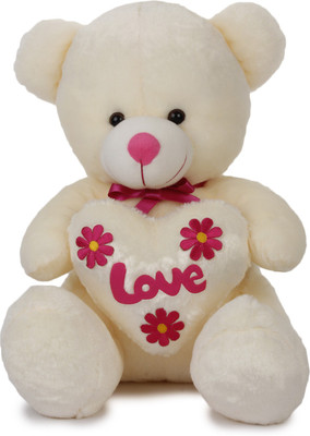 

Dayzee Valentines Beige Teddy Heart - 40 cm(Beige)