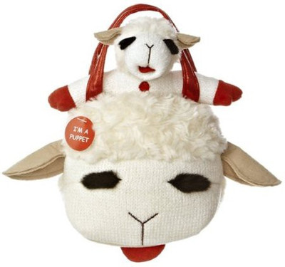 

Aurora World Fancy Pals Pet Carrier 8" Plushlamb Chop(White)