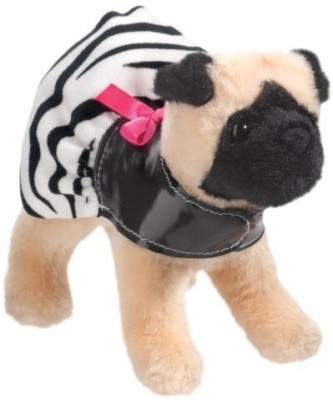 

Douglas Toy S Dana Pug Plush Dog With Zebra Coat(White)