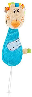 

Nuby Plush Pacifinder Pacifier Holder0 Month Plus - 5 inch(Blue)