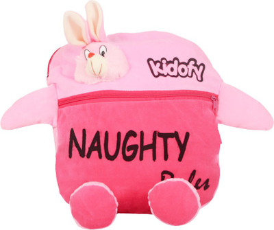 

Kidofy NAUGHTY TEDDY BAG PACK - 12 inch(Pink)