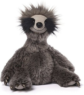 

Gund 4048385 Roswel Sloth Animal Plush(Grey)