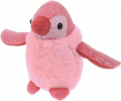 

Wild Republic Cuddlekins Vibes Pink Glitter Penguin Plush 4 Inch Animal - 8 inch(Pink)