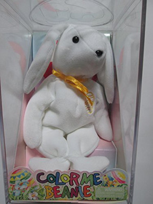 

ty Beanie Ba Color Me Beanie **The Bunny** (Complete Kit)(White)