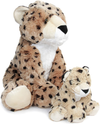 

Animal Planet Mommy with Baby - Cheetah and Cub(Beige, Black)