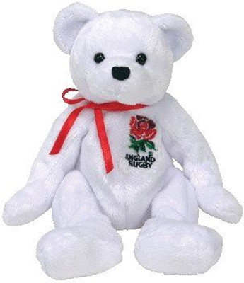 ty Beanie Ba Scrum The Rug Bear (Uk Exclusive)(White)