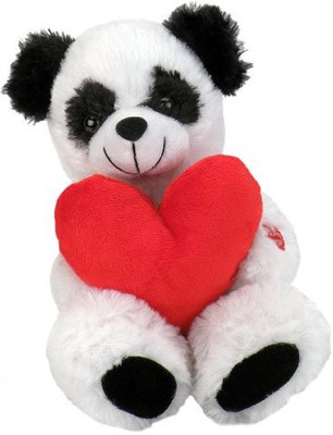 

Chantilly Lane Roly Poly Panda Sings "Can'T Get Enough Of You Ba" 10" Plush(White)