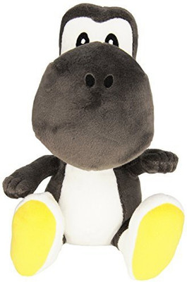

Little Buddy Super Mario Bros 6" Black Yoshi Plush(Black)