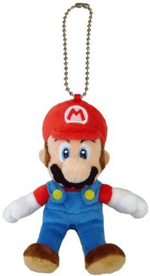 

Little Buddy Toys Mario 5" Plush Key Chain(Blue)
