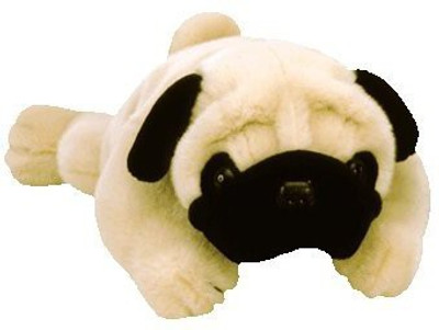 

Ty Classic Ty Pugsly The Pug Dog Beanie Buddy 12"(Brown)