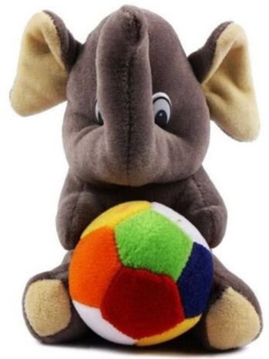 

PIST Soft Toys Appu Boll Pen Stand - 8 cm(Grey)
