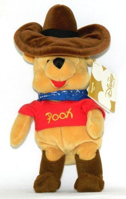 

Winnie the Pooh Disney'S Cowboy 8" Plush Beanie(Brown)