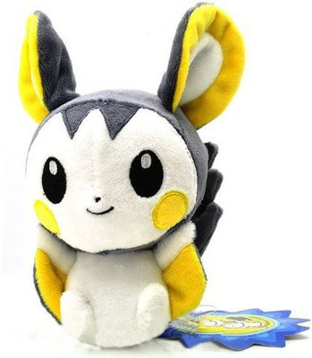 

Pokemon Pokmon Emolga 6" Soft Plush Doll Greyfree(White)