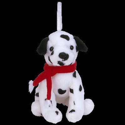 

ty Holiday Dizzy The Dalmatian Jingle Beanie(White)