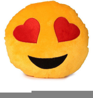 

Dream Deals Smily Cusion With Heart Eyes - 35 cm(Yellow)