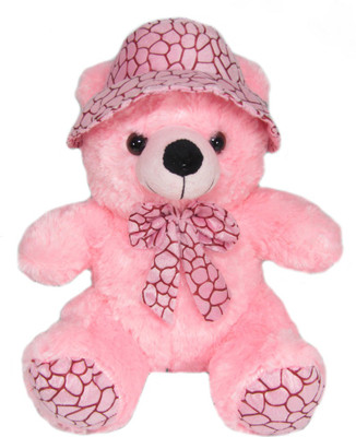 

Tickles Cap Teddy With Tie - 35 cm(Pink)
